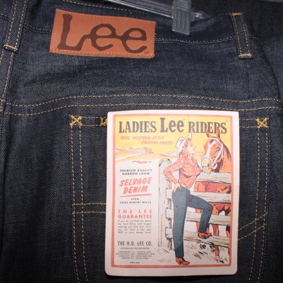 NWT Free People x Lee Lady Rider Jeans Plus Size 32 - Picture 11 of 15